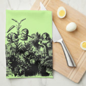 Alice in Wonderland Theedoek (Quarter Fold)