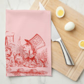 Alice in Wonderland Theedoek (Quarter Fold)