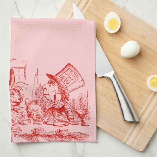  Alice in Wonderland Theedoek (Quarter Fold)