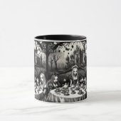 Alice in Wonderland theekransje in gotische kunsts Mok (Midden)