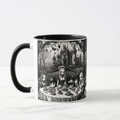 Alice in Wonderland theekransje in gotische kunsts Mok (Links)