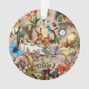 Alice in Wonderland theepartij-personages Ornament