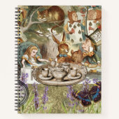 Alice in Wonderland Theepartijgasten Notitieboek (Voorkant)