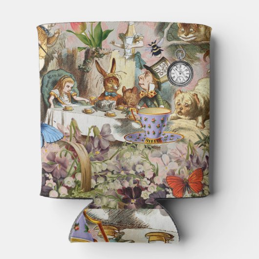 Alice in Wonderland-theepersonages Blikjeskoeler (Achterkant)