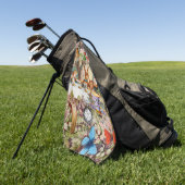 Alice in Wonderland-theepersonages Golfhanddoek (Groen)