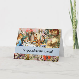 Alice in Wonderland-theepersonages Kaart