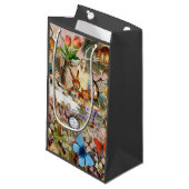 Alice in Wonderland-theepersonages Klein Cadeauzakje (Voorkant Gekanteld)