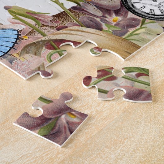 Alice in Wonderland-theepersonages Legpuzzel (Zijkant)