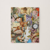 Alice in Wonderland-theepersonages Legpuzzel (Verticaal)