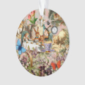 Alice in Wonderland-theepersonages Ornament (voorkant)