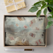 Alice in Wonderland Theepot Speelkaarten Decoupage Tissuepapier (Geschenk)