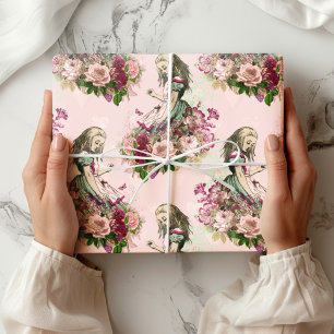 Alice In Wonderland Theetijd Inpakpapier