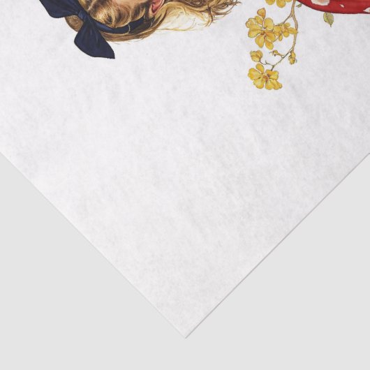 Alice in Wonderland theetijd Tissuepapier (Detail)