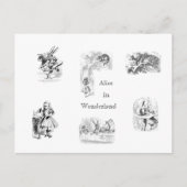 Alice in Wonderland Thége Briefkaart (Voorkant)