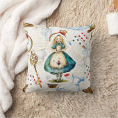 Alice in Wonderland thema Kussen (Deken)