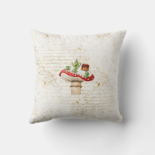 Alice in Wonderland thema Kussen (Achterkant)