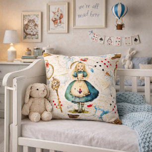 Alice in Wonderland thema Kussen