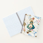 Alice in Wonderland thema Notitieboek (Binnen)