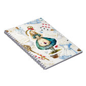 Alice in Wonderland thema Notitieboek (Rechterzijde)