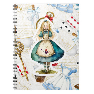 Alice in Wonderland thema Notitieboek