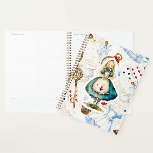Alice in Wonderland thema Planner (Display)