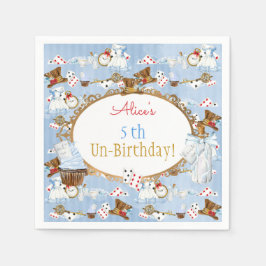 Alice in Wonderland Thema Servetten