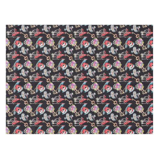 Alice in Wonderland Thema Tafelkleed (Voorkant (Horizontaal))