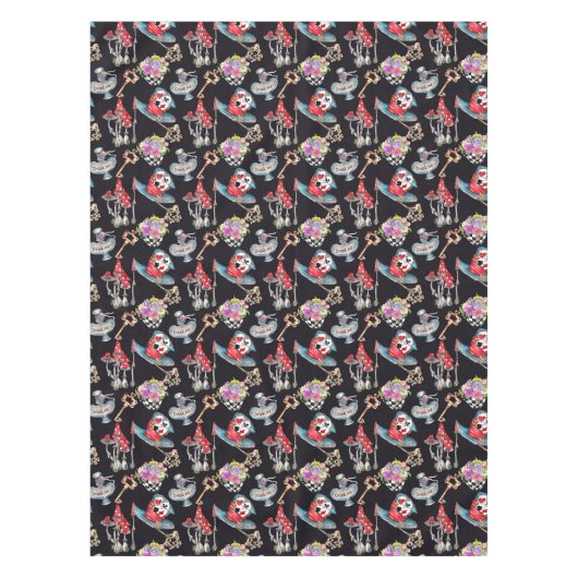 Alice in Wonderland Thema Tafelkleed (Voorkant)