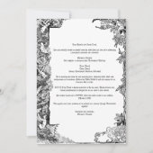 Alice in Wonderland thema uitnodiging (Voorkant)