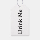 ALICE IN WONDERLAND THEMATISCHE 'DRINK ME' GIFT TA CADEAULABEL (Voorkant)