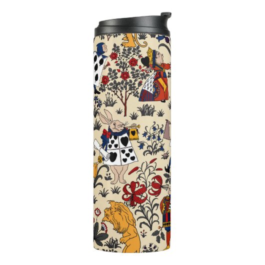 Alice in Wonderland Thermosbeker (Gedraaid links)