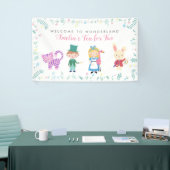 Alice in Wonderland Thmed Birthday Banner (Beurs)