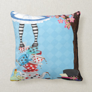 Alice in Wonderland Throw kussen