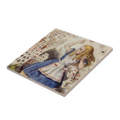 Alice in Wonderland Tile, kaartaanval Tegeltje (Zijkant)
