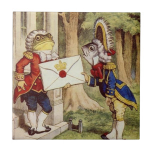 Alice in Wonderland Tile, The Footmen Tegeltje