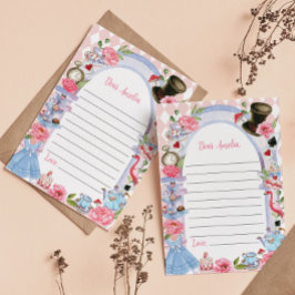 Alice in Wonderland Time Capsule Note Kaart