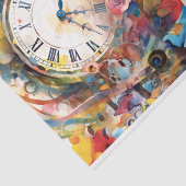 Alice in Wonderland Time for Tea Decoupage Tissuepapier (Detail)