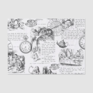 Alice in Wonderland Tissue Paper Tissuepapier