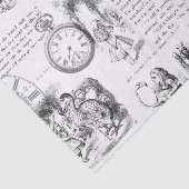 Alice in Wonderland Tissue Paper Tissuepapier (Detail)