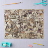 Alice in Wonderland Tissue Paper Tissuepapier (Craft)