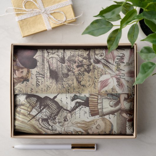 Alice in Wonderland Tissue Paper Tissuepapier (Geschenk)