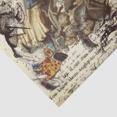Alice in Wonderland Tissue Paper Tissuepapier (Detail)