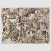 Alice in Wonderland Tissue Paper Tissuepapier (Voorkant)