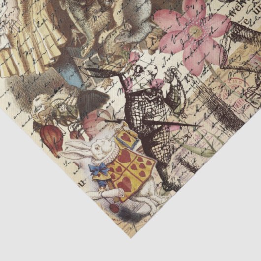 Alice in Wonderland Tissuepapier (Detail)