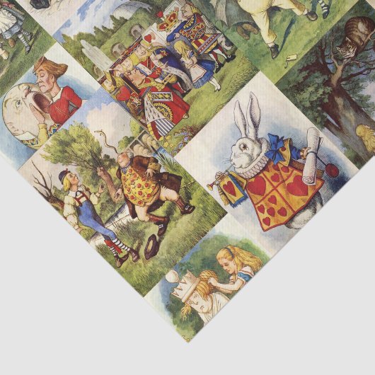 alice in wonderland tissuepapier (Detail)