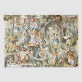 Alice in Wonderland Tissuepapier (Voorkant)
