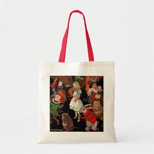Alice in Wonderland Tote Bag (Voorkant)