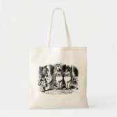 Alice in wonderland tote bag (Voorkant)