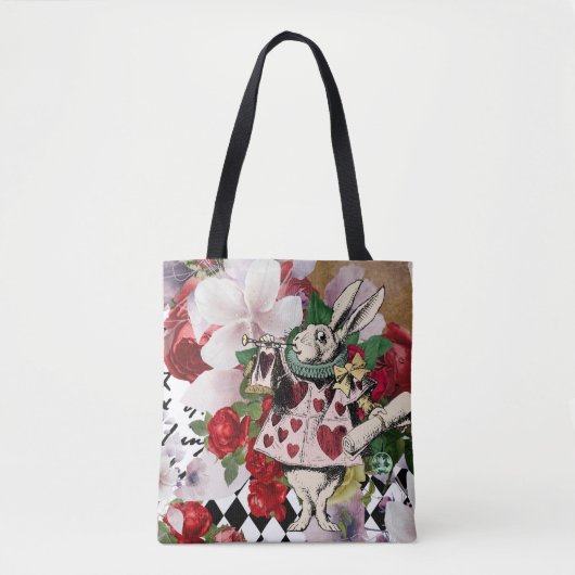 Alice in Wonderland Tote Bag (Voorkant)