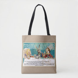 Alice in Wonderland Tote Bag